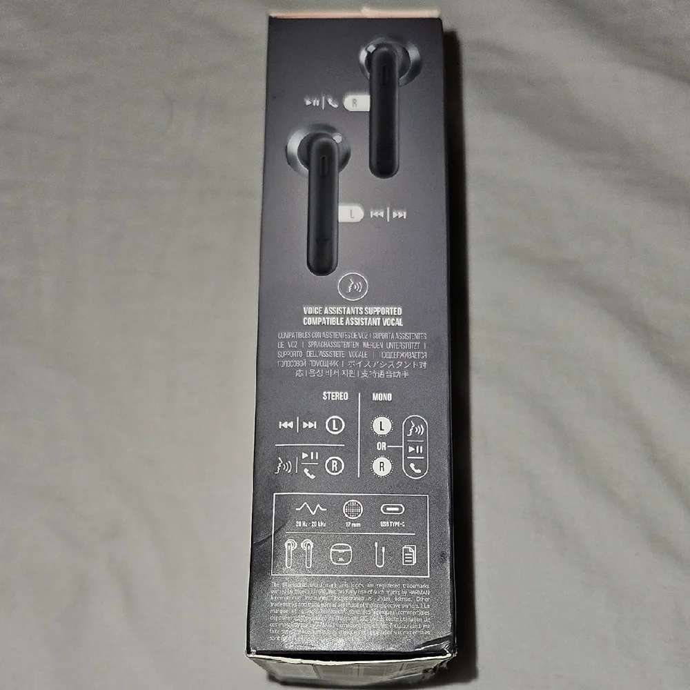 JBL Tune 225TWS Wireless Earbuds - Black